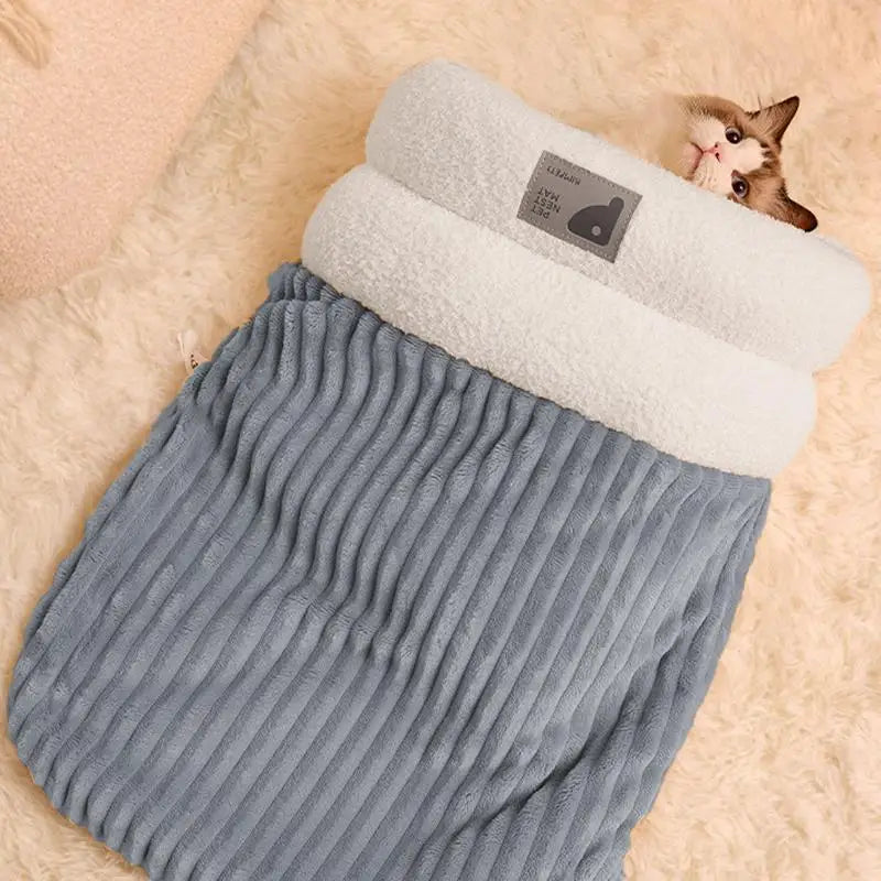 Plush Cat Sleeping Bag