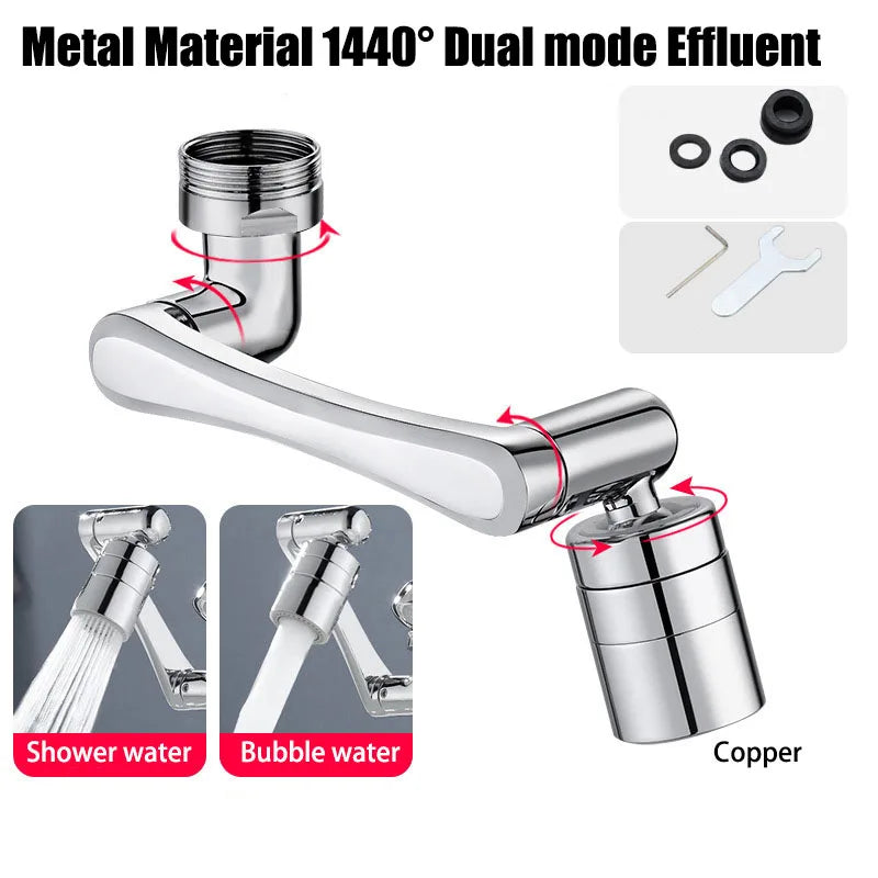 1080° Swivel Stainless Steel Faucet Extender