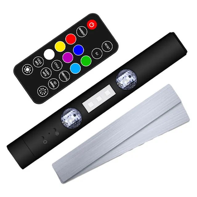 LED Car Foot Light – RGB Atmosphere Lights with Wireless Remote Control