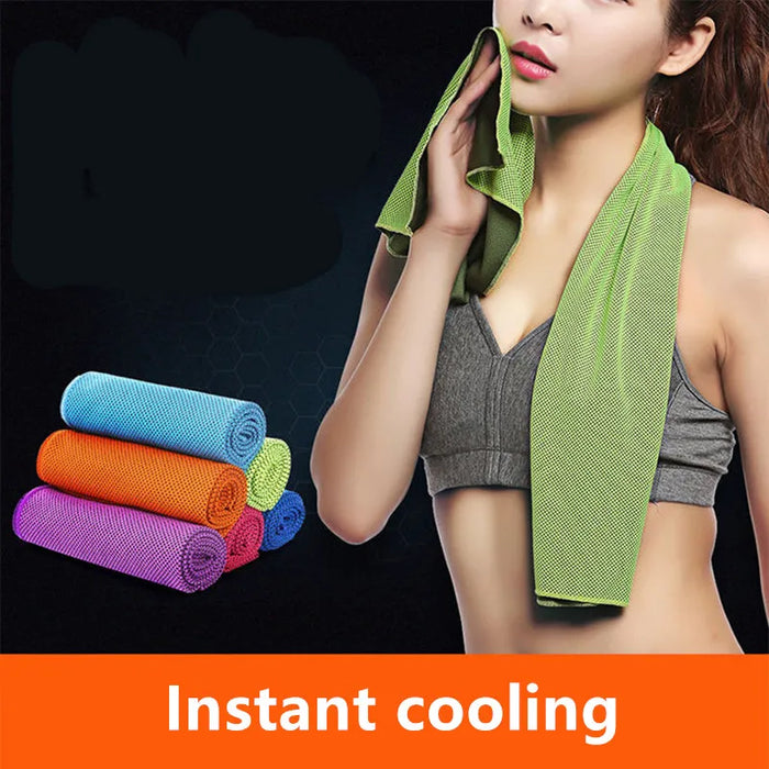 Quick-Dry Cooling Towels for Fitness & Outdoor Activities