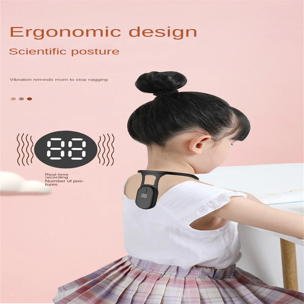 Smart Sensor Posture Corrector With Vibration Anti Humpback Invisible Correction Belt Adult Child Body Back Shaping Corrector