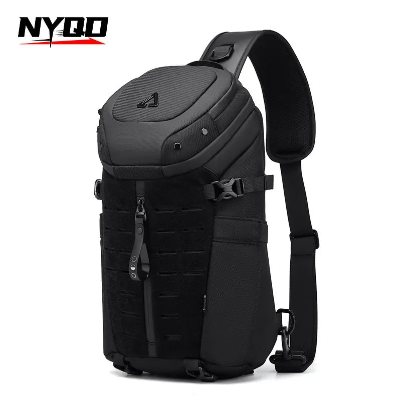 Mens Large Capacity Sports Waterproof Chest Bag Men Tactical Multifunctional Crossbody Bag Travel Shoulder Bags Рюкзаки Мужские
