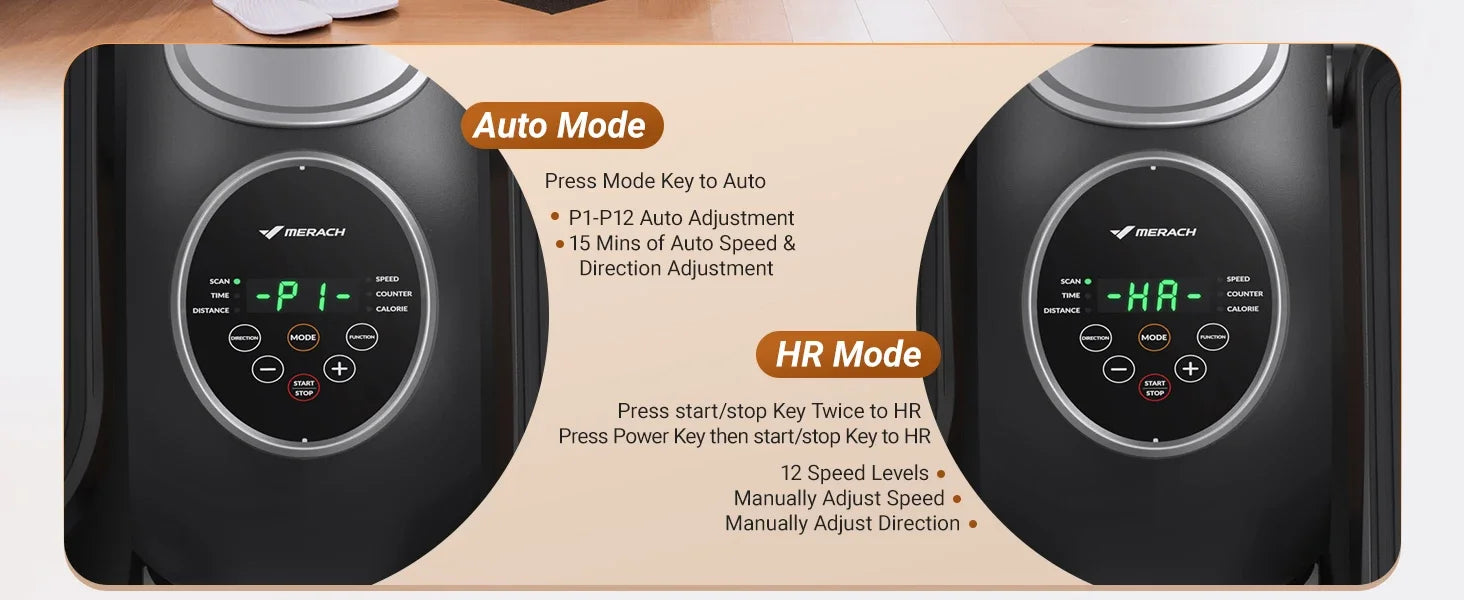 Under Desk Elliptical with Remote Control & Adjustable Speeds