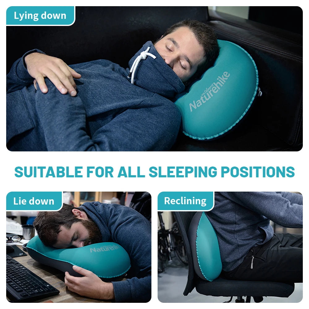 Portable Inflatable Travel Pillow