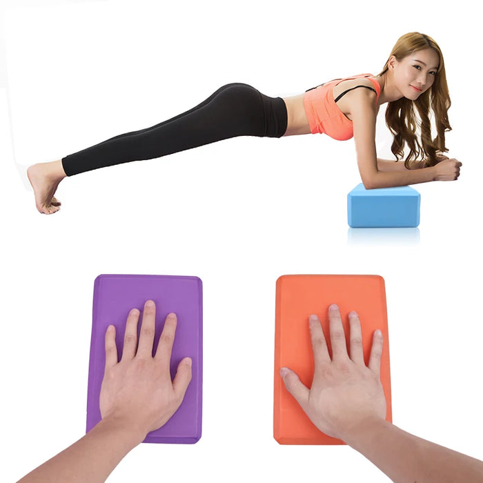 EVA Foam Yoga Block – Lightweight Pilates & Fitness Brick for Back Exercise and Bodybuilding