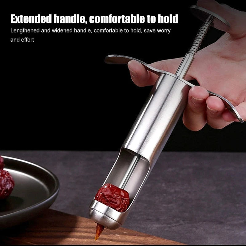 Small Stainless Steel Fruit Seed Remover for Hawthorn, Grapes, and Red Dates