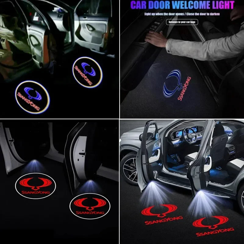 LED Car Door Welcome Light Projector