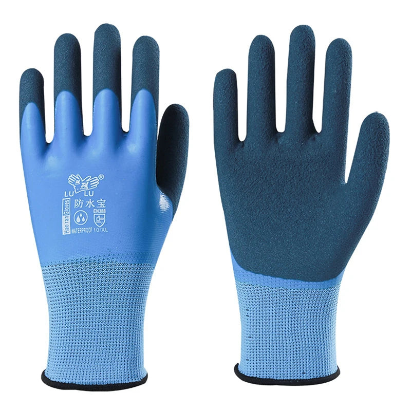 Waterproof Latex Coated Work Gloves