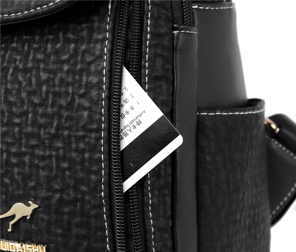 Fashion Backpacks Female High Quality Leather Bagpack for Women Rucksacks Large Capacity School Bag Ladies Travel Bags Mochilas