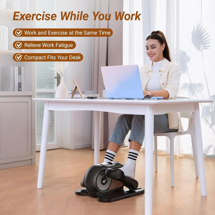 Under Desk Elliptical with Remote Control & Adjustable Speeds