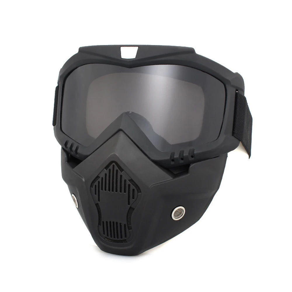 Protective Mask with Windproof Goggles for Riding & Sports