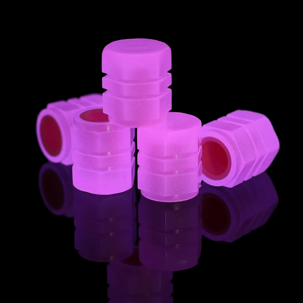 Luminous Tire Valve Caps (4-Pack)