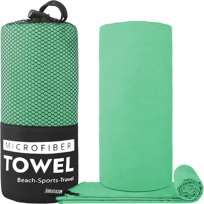 Quick-Dry Microfiber Sports Towel for Travel & Outdoor Activities