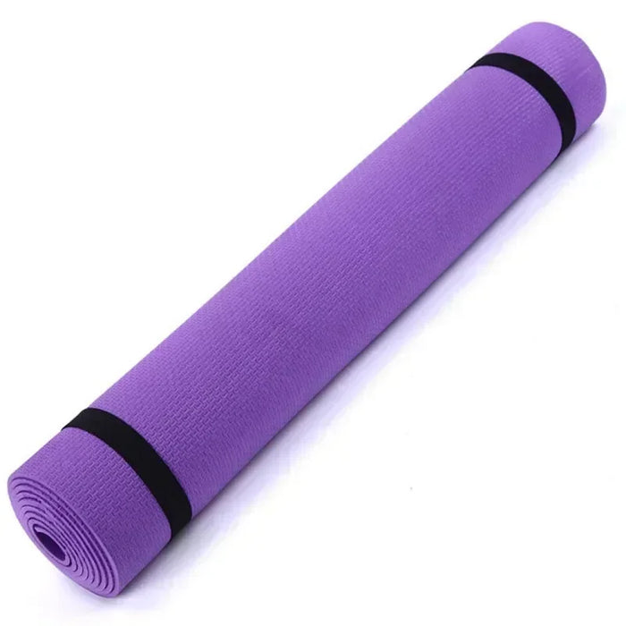 6MM Thick EVA Yoga Mat – Anti-Skid Fitness Mat for Yoga, Pilates, and Exercise