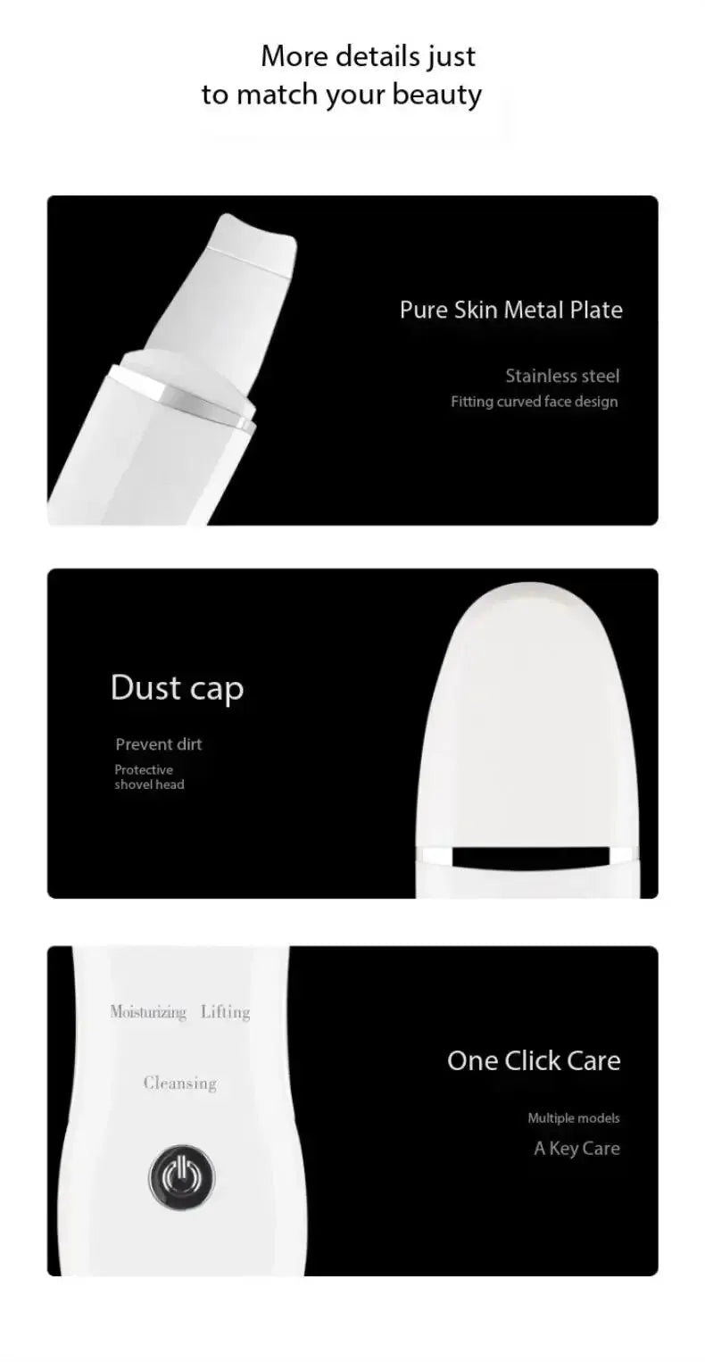 Blackhead Remover Blackhead Cleaning Pore Shrinking Beauty Device Dead Skin Acne Scalper Facial Pore Cleanser
