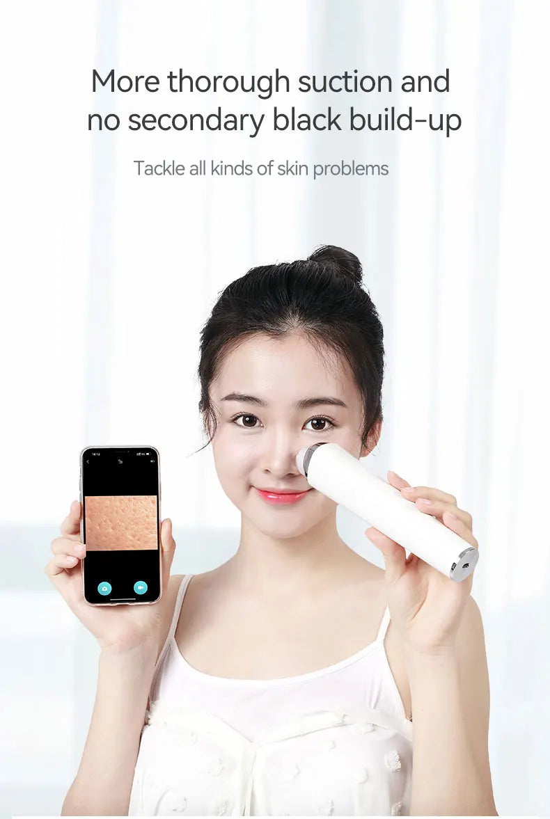 Vacuum Acne Cleaner Electric Blackhead Remover Black Head Removal Facial Deep Cleansing Pore Cleaner Machine Skin Care Tools