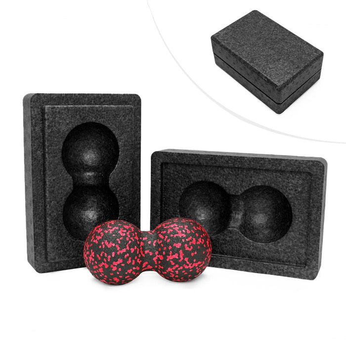 2-in-1 Yoga Block & Peanut Ball for Muscle Recovery and Fascia Release