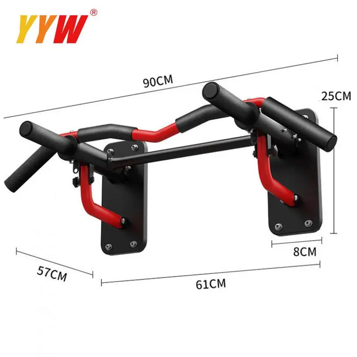 Wall-Mounted Multifunctional Pull-Up Bar