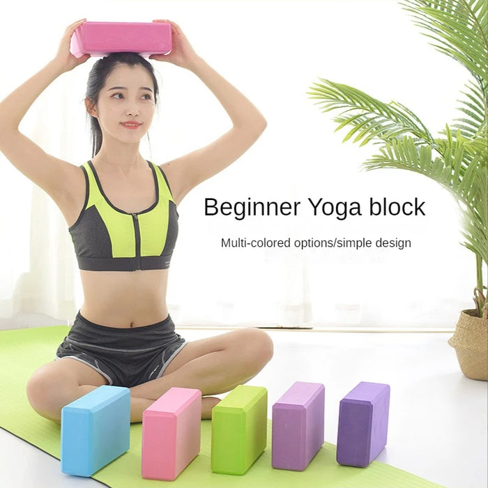 EVA Foam Yoga Block – Lightweight Pilates & Fitness Brick for Back Exercise and Bodybuilding