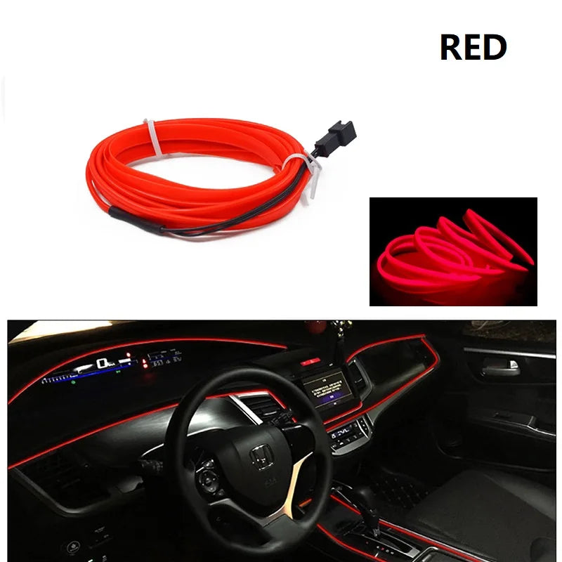 5/10M Car Interior LED Decorative Light Strips