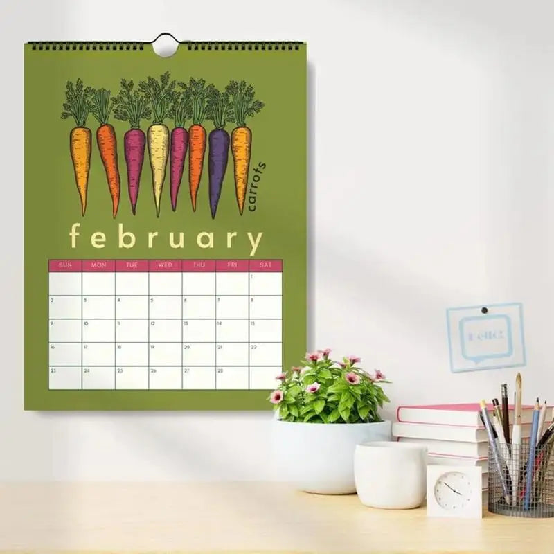 2025 Seasonal Produce Wall Calendar