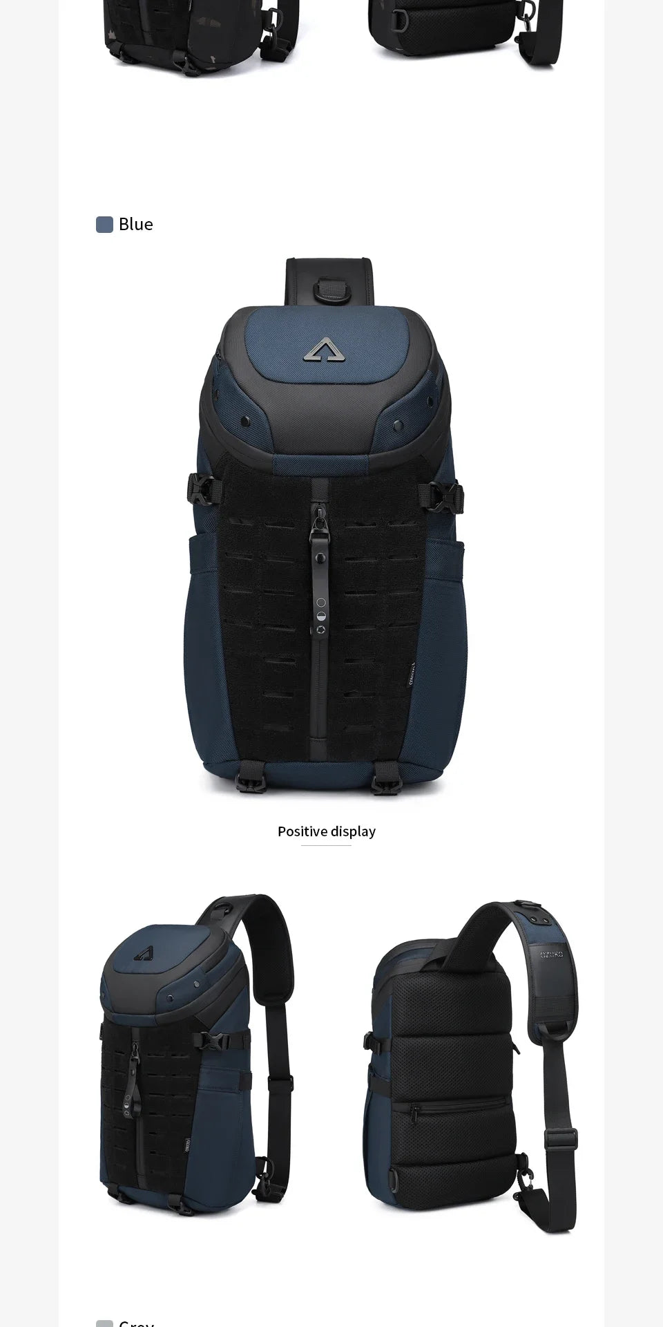 Mens Large Capacity Sports Waterproof Chest Bag Men Tactical Multifunctional Crossbody Bag Travel Shoulder Bags Рюкзаки Мужские