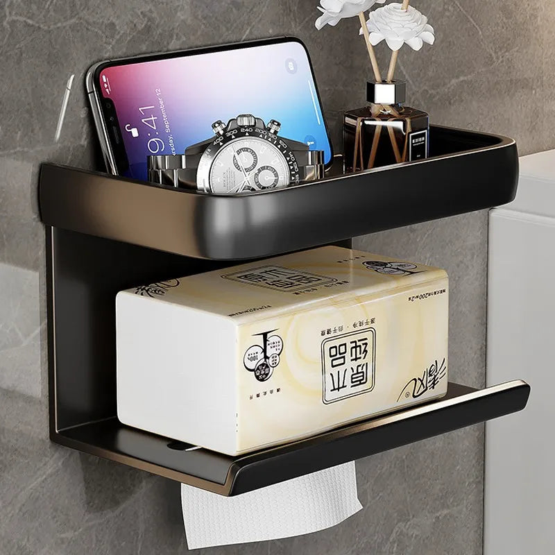 Wall-Mounted Toilet Paper Holder