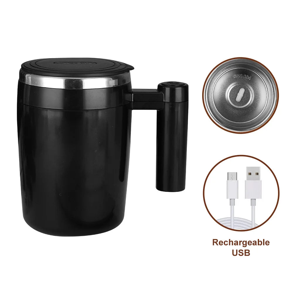 Automatic Self-Stirring Magnetic Mug