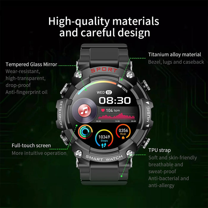 2023 3-in-1 Smartwatch with Wireless Earbuds