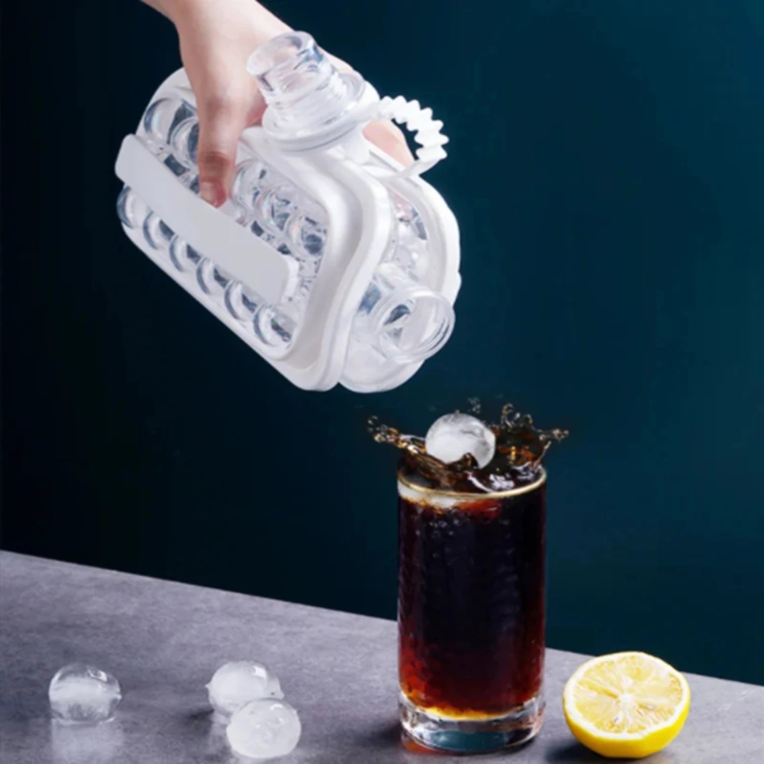 2-in-1 Ice Ball Maker & Kettle