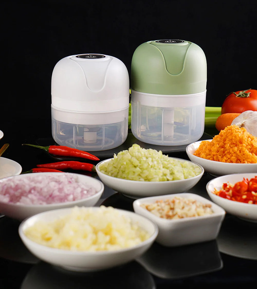 Mini Electric Food Processor - USB Charging Vegetable & Meat Chopper