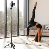 Selfie Stick Tripod with 360° Rotation & Bluetooth