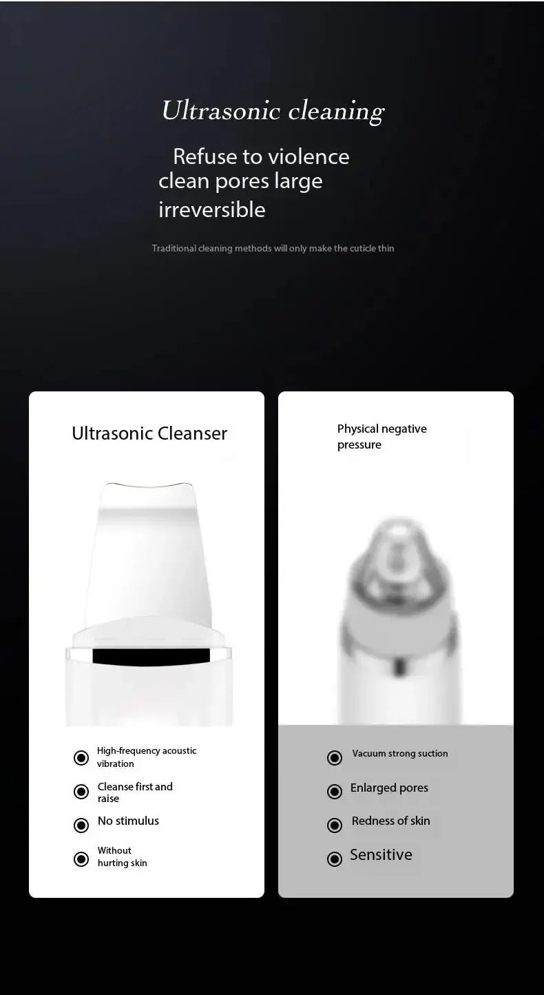 Blackhead Remover Blackhead Cleaning Pore Shrinking Beauty Device Dead Skin Acne Scalper Facial Pore Cleanser