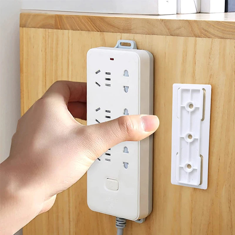 Self-Adhesive Wall Socket Holder