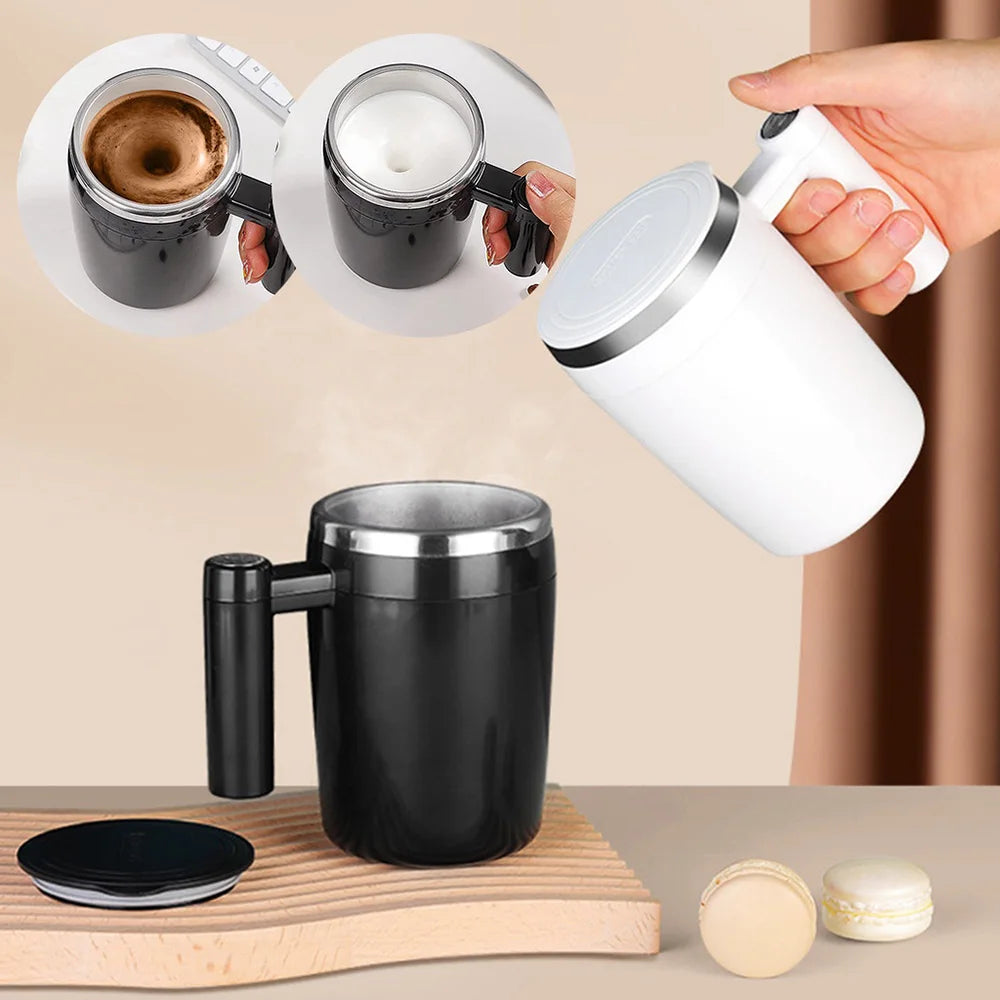 Automatic Self-Stirring Magnetic Mug