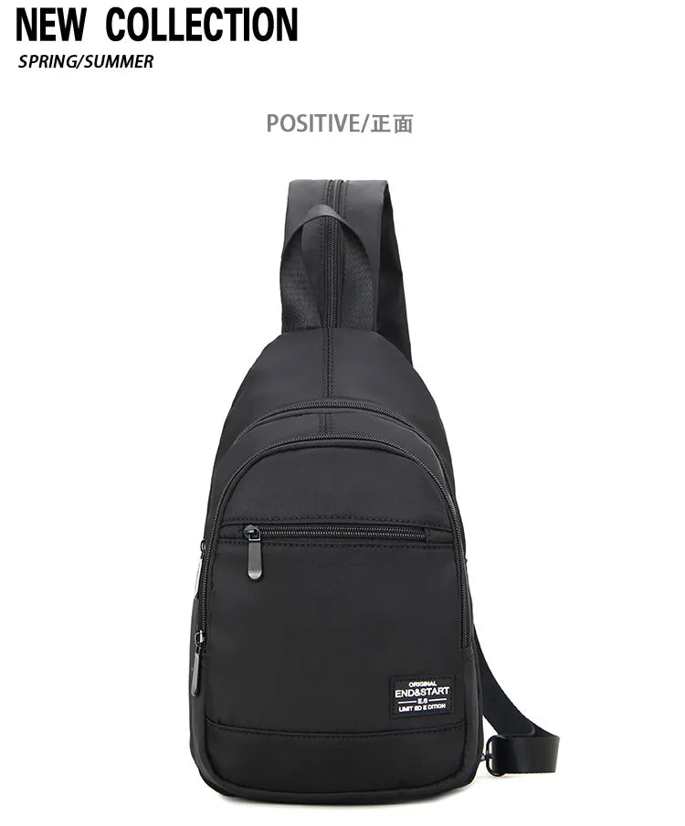 Casual Mini Men's Backpack Multifunction Lightweight Chest Bag Outdoor Backpacks Travel Small Backpack Men Chest Shoulder Bag