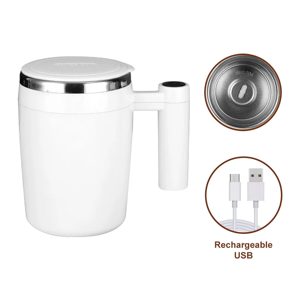 Automatic Self-Stirring Magnetic Mug