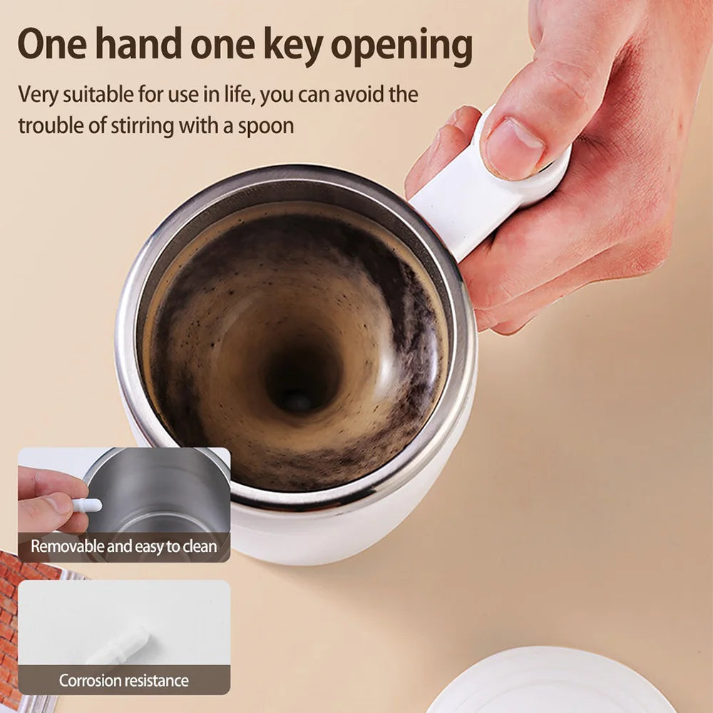 Automatic Self-Stirring Magnetic Mug