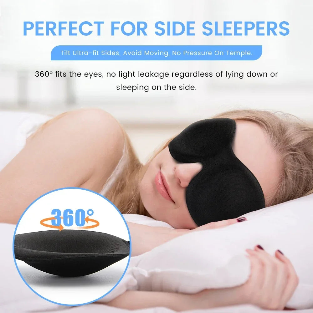 3D Eye Mask with Memory Foam