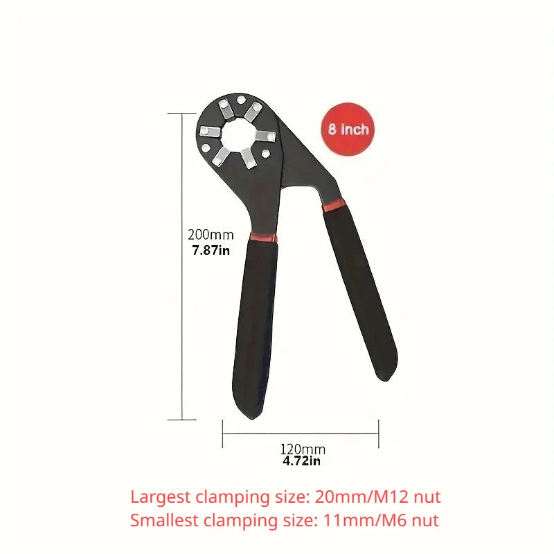 Magic Flex Head Adjustable Wrench - Universal Hex Spanner