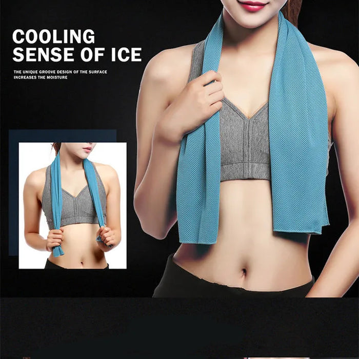 Quick-Dry Cooling Towels for Fitness & Outdoor Activities