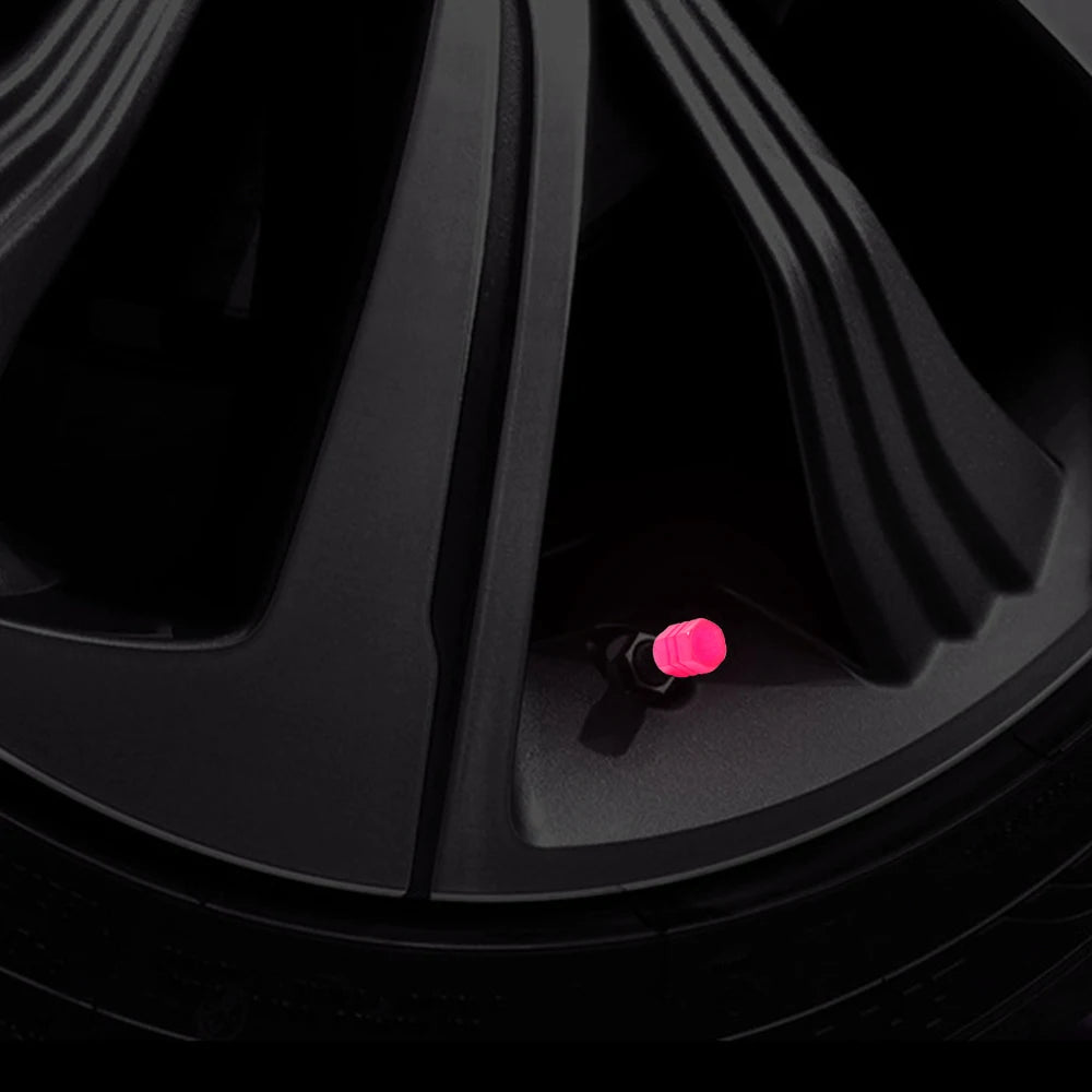 Luminous Tire Valve Caps (4-Pack)