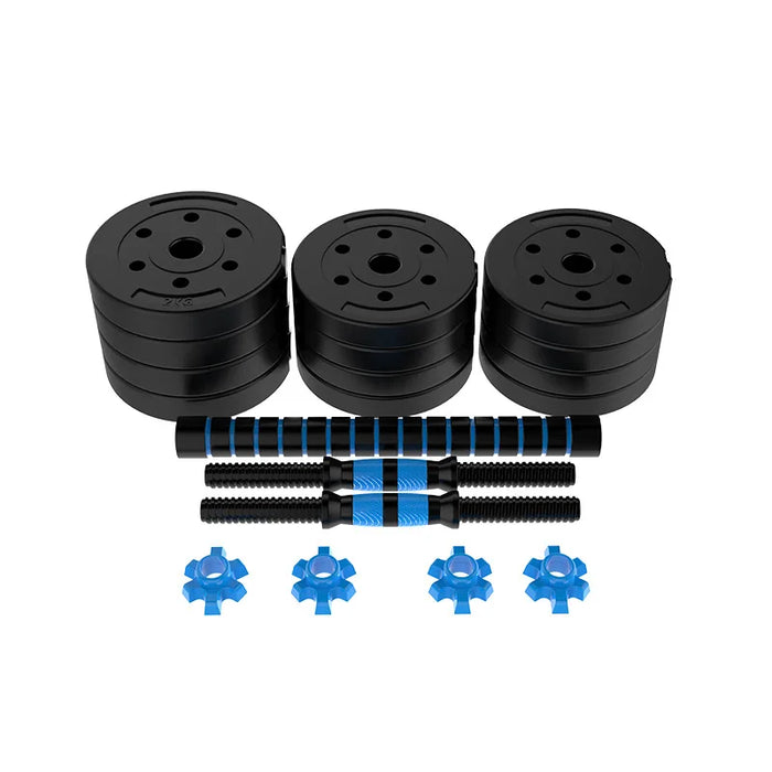 MIYAUP Rubberized Adjustable Dumbbells for Home Fitness