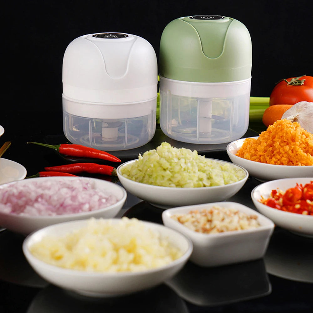 Mini Electric Food Processor - USB Charging Vegetable & Meat Chopper