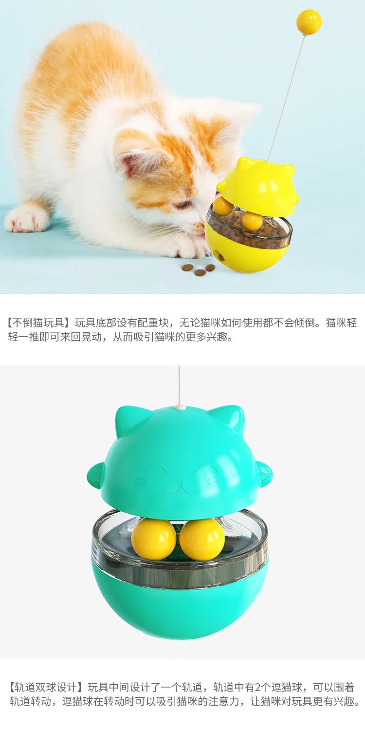 Interactive Cat Tumbler Toy