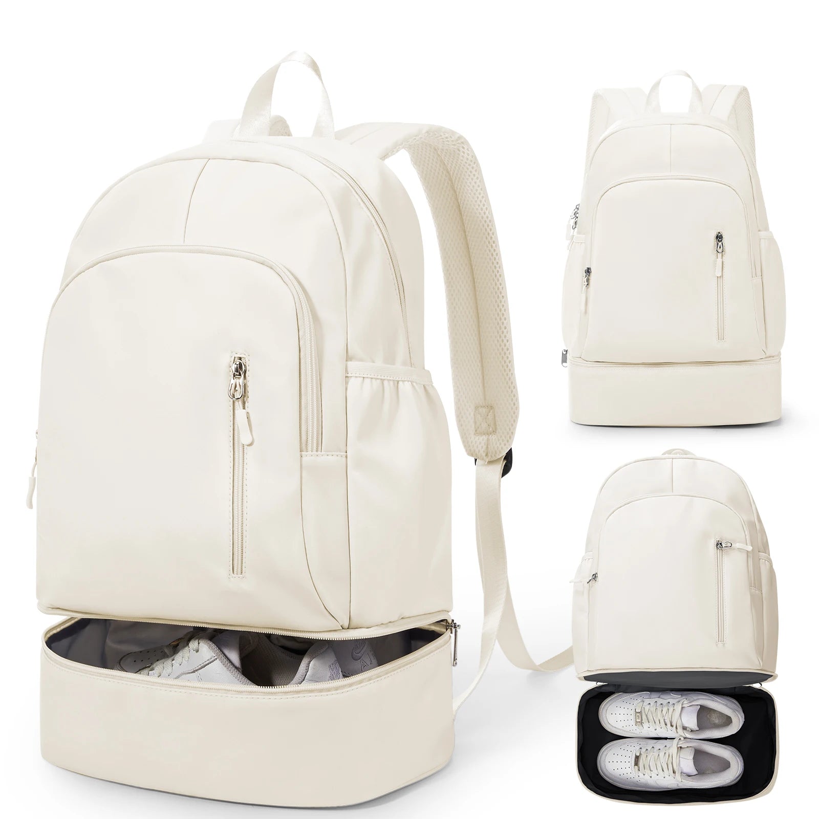 Sports Backpack for Women Men Gym Backpack with Shoe Compartment Foldable Travel Backpack Waterproof Sport Bag for Swimming Yoga