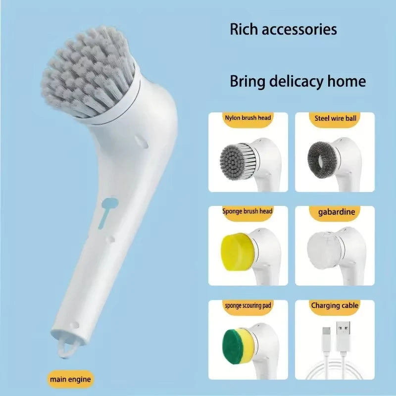 Xiaomi 5-in-1 Electric Cleaning Brush – Multifunctional Handheld Wireless Tool