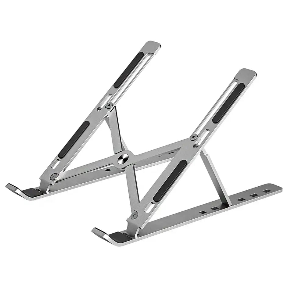 Aluminum Laptop Stand – Adjustable Desk Riser for MacBook and PC