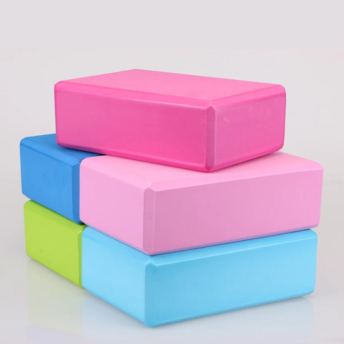 EVA Foam Yoga Blocks – Exercise and Pilates Fitness Brick for Stretching and Body Shaping