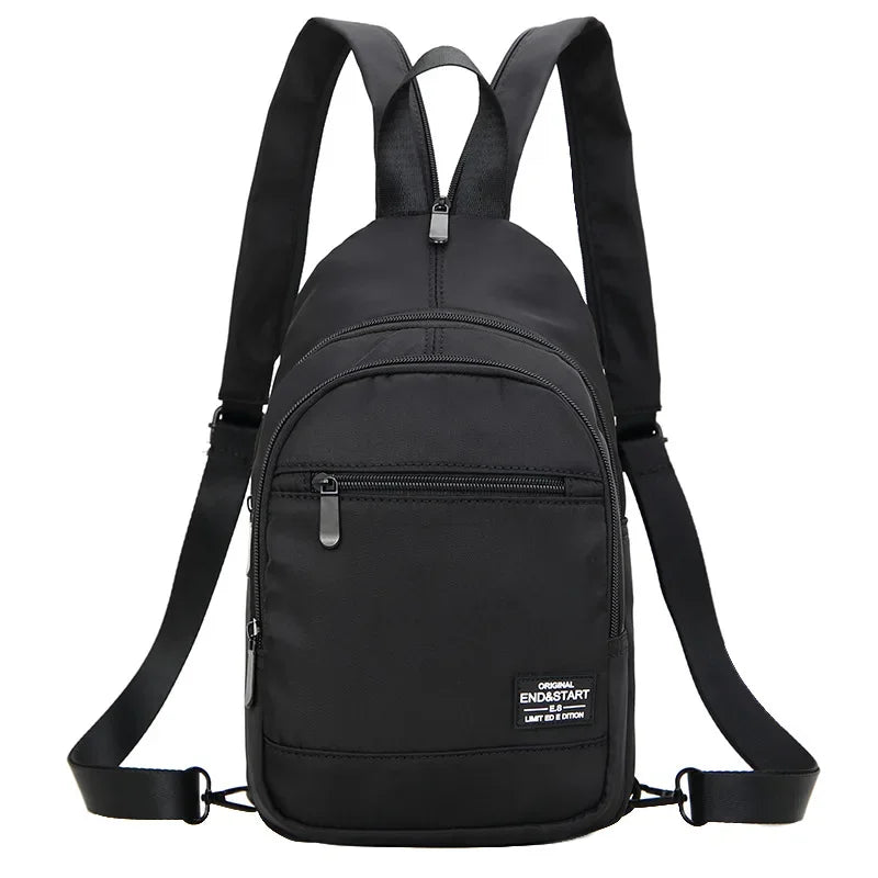 Casual Mini Men's Backpack Multifunction Lightweight Chest Bag Outdoor Backpacks Travel Small Backpack Men Chest Shoulder Bag